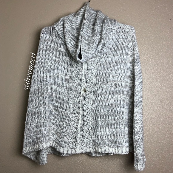 WHBM Poncho and Infinity Scarf Set